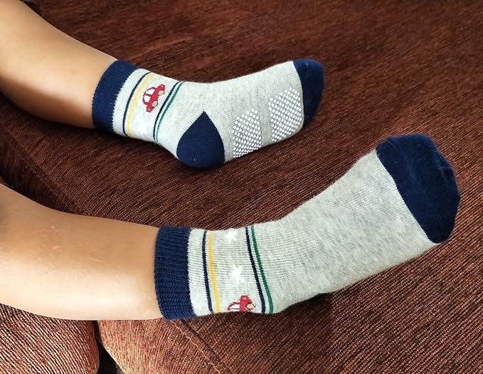 RATIVE Non Skid Anti Slip Crew Socks - Image 8