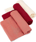 Parker Baby Co. Soft Muslin Baby Swaddle Blankets, 3 Pack by ParkerBabyCo