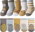 TRUEHAN 5 Pairs Toddler Non Slip Socks by TRUEHAN