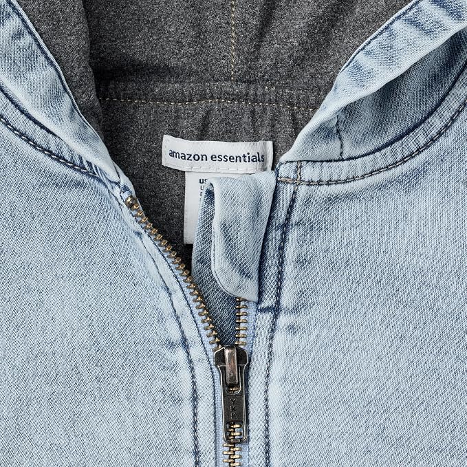 Amazon Essentials Unisex Babies' Soft Stretch Regular-Fit Denim Jacket - Image 4