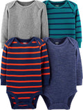 Simple Joys by Carter's Baby 4-pack Soft Thermal Long Sleeve Bodysuits by SimpleJoysbyCarters
