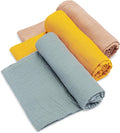 Parker Baby Co. Soft Muslin Baby Swaddle Blankets, 3 Pack by ParkerBabyCo