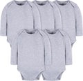 Gerber Baby Boys & Girls Long Sleeve Onesies Multi-Pack Interlock 180 Gsm by Gerber