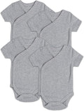 Baby Side Snap Kimono Bodysuit Set, Mitten Cuffs, 100% Cotton, Boy Girl by Goobie+Baby