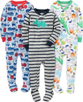Simple Joys by Carter's Baby Boys 3 pack Snug Fit Footed Cotton Pajamas by SimpleJoysbyCarters