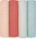 aden + anais Boutique Organic Swaddle Blanket 4-Pack – 100% Organic Cotton by adenanais