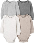 Simple Joys by Carter's Baby 4-pack Soft Thermal Long Sleeve Bodysuits by SimpleJoysbyCarters