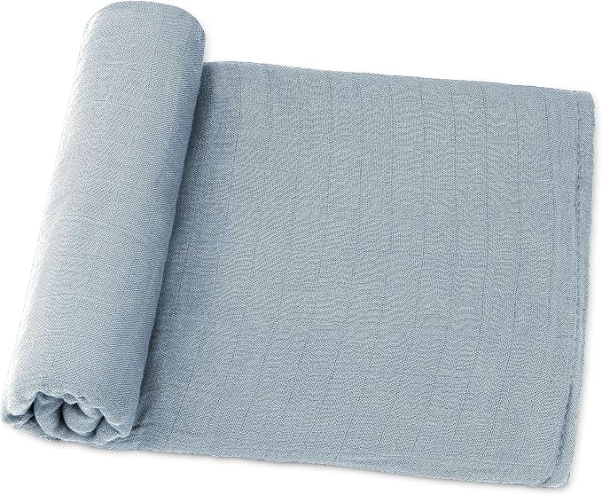 Comfy Cubs Muslin Swaddle Blankets Pack of 1, 47 x 47 Inch Soft Cotton Baby by ComfyCubs